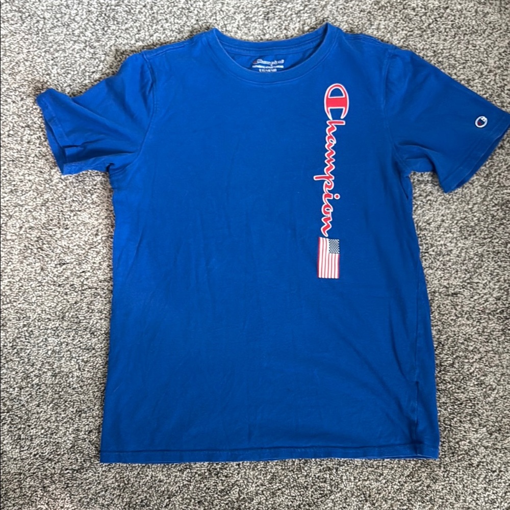 Champion Blue Boys large T-Shirt